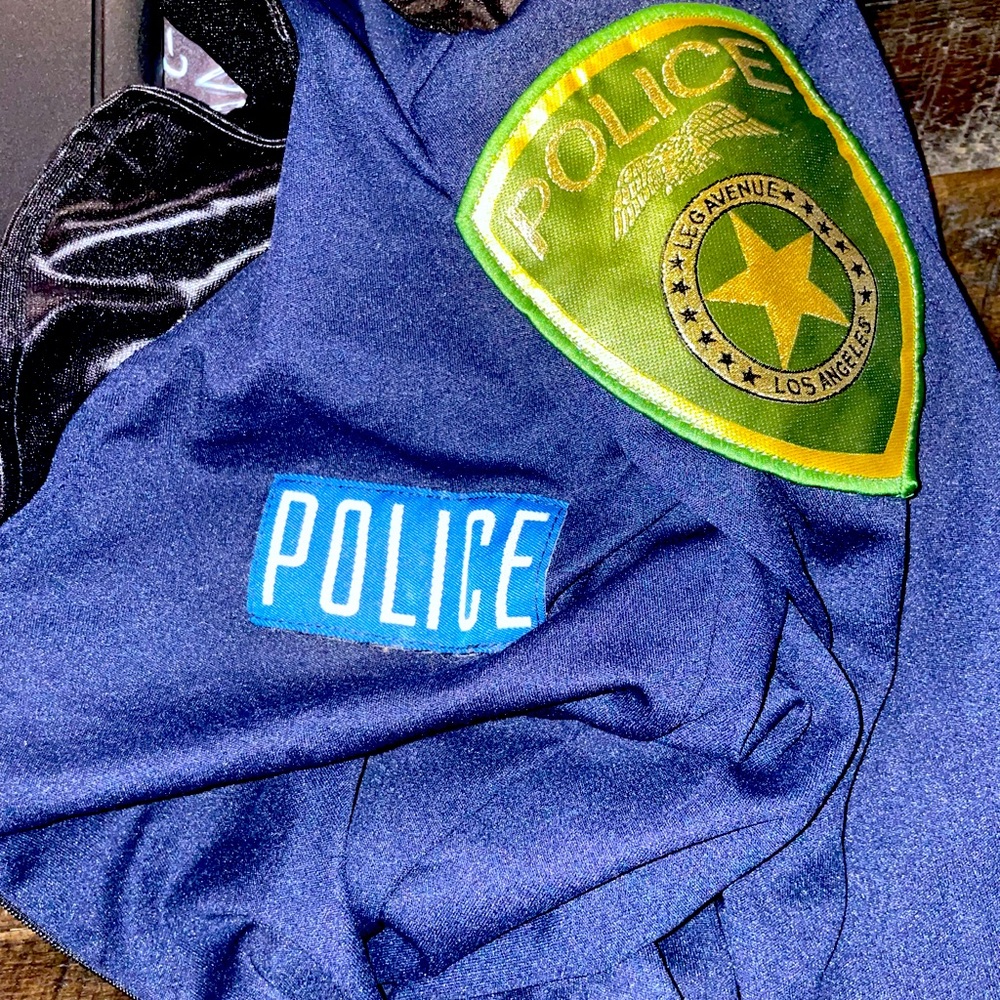 Police M/L one piece Halloween costume.